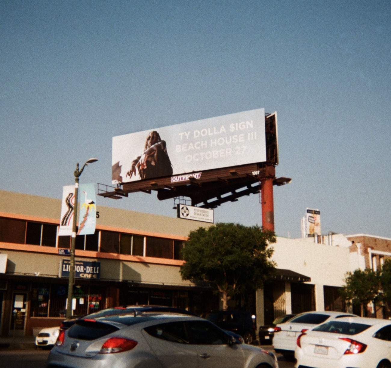 Ty Dolla $ign Beach House III outdoor billboard, Los Angeles — photographed by Gabe Shaddow