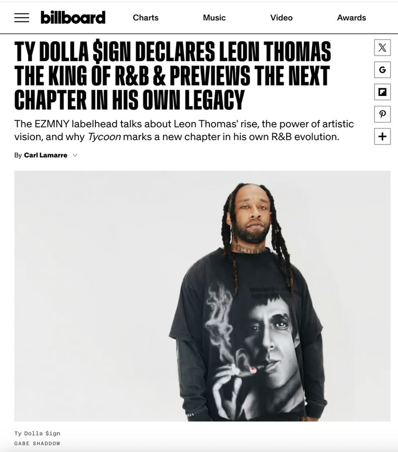 Billboard — Leon Thomas