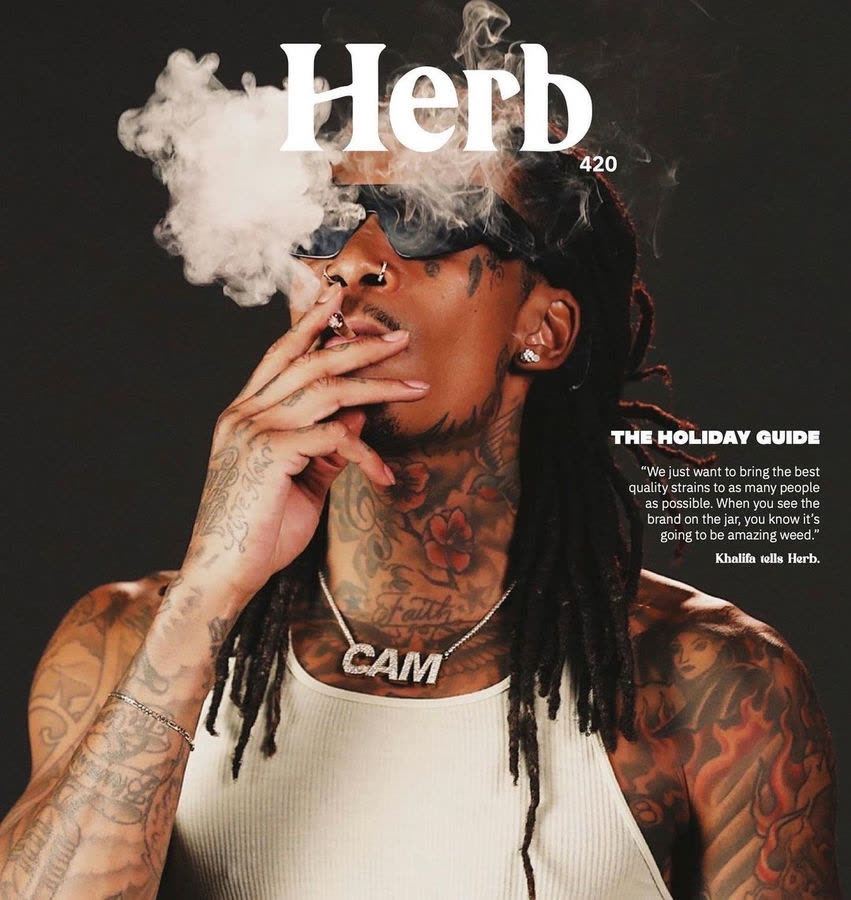 Herb magazine 420 issue — Wiz Khalifa cover