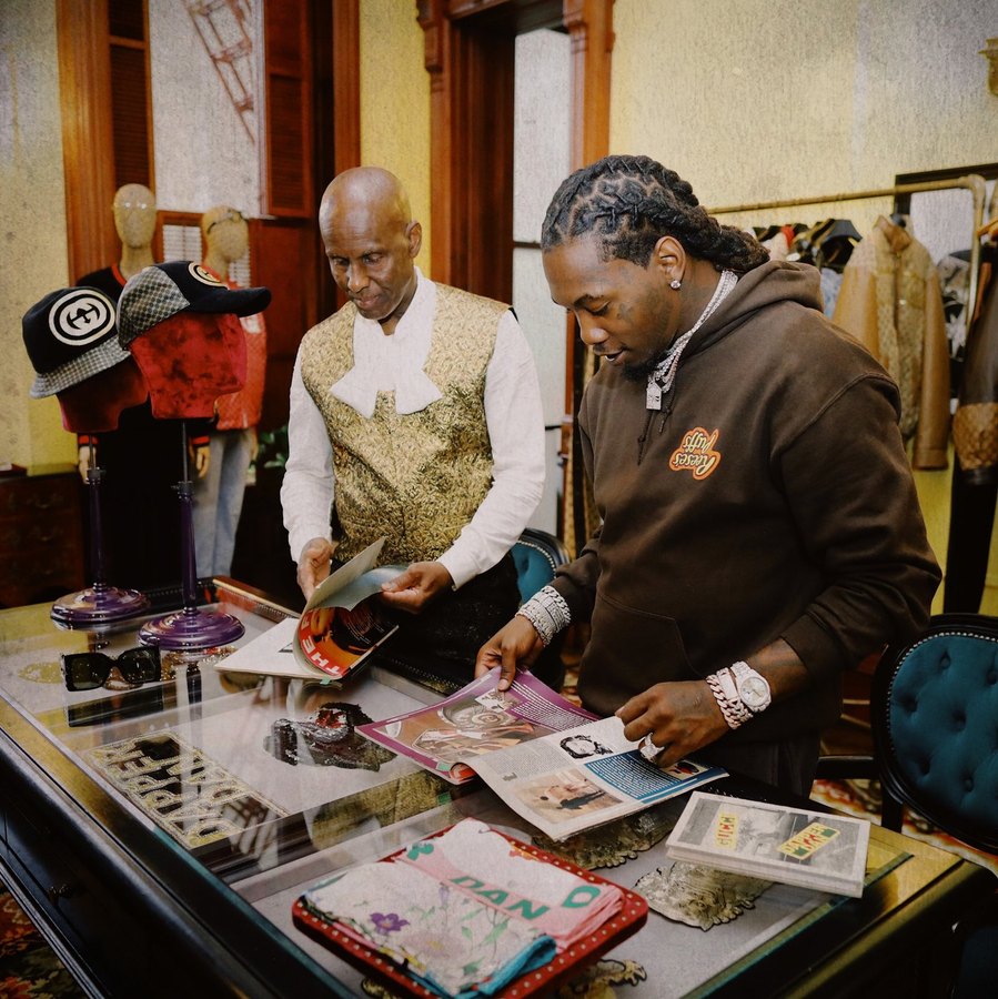 PAUSE Magazine — Offset walks through Harlem with Gucci's Dapper Dan