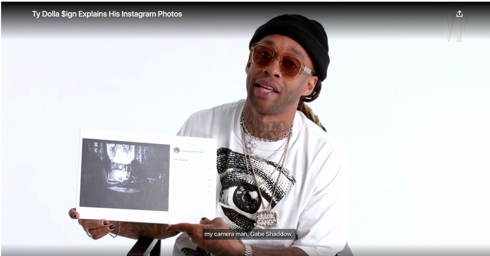 Vanity Fair — Ty Dolla $ign Explains His Instagram Photos, crediting Gabe Shaddow