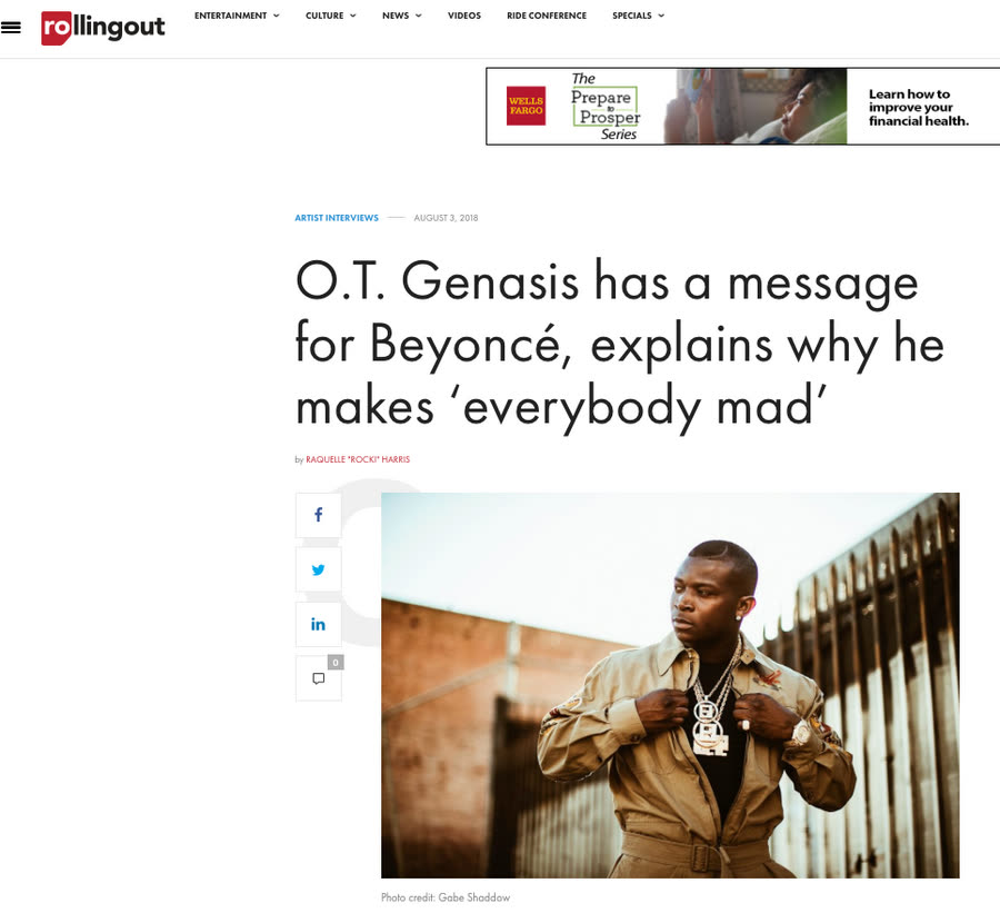 Rolling Out — O.T. Genasis