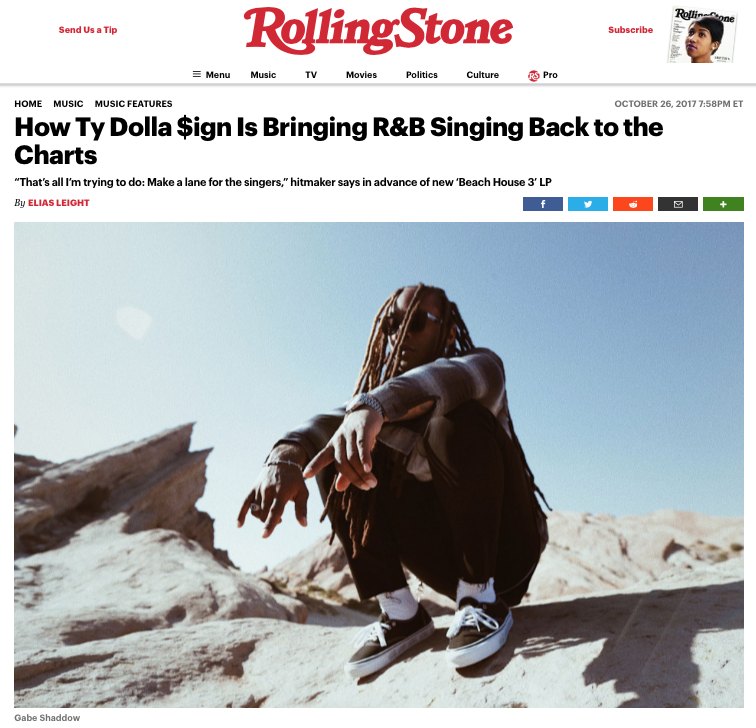 Rolling Stone feature